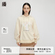 播商場(chǎng)同款秋季新款寬松套頭上衣復(fù)古美式連帽衛(wèi)衣BDQ3VD0511 O20香檳色 S