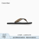 Calvin KleinJeans【七夕禮物】25夏男ck字母沙灘泳池人字拖涼拖鞋YM01265 0GM-太空黑 41