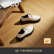 愛步（ECCO）樂福鞋女 厚底增高百搭英倫風(fēng)系帶款牛皮單鞋女 蹤跡220733 石灰色22073301378 38