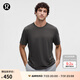 lululemon丨Zeroed In 男士運動短袖 T 恤 速干 芯吸 LM3F16S 石墨灰 L