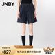 JNBY【商場(chǎng)同款】25夏新品牛仔褲寬松闊腿褲5P4E11810 991/牛仔藏青 L