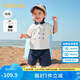 巴拉巴拉寶寶短袖套裝夏裝男童Polo衫兩件套2025時(shí)尚洋氣潮酷209225119102