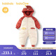 巴拉巴拉balaOne童裝兒童羽絨服連體衣2025冬裝哈衣爬服萌趣208425120204