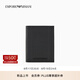 EMPORIO ARMANI/阿瑪尼官方旗艦【七夕男友禮物】牛皮革對(duì)折短款輕便手拿卡夾 UC001-黑色 均碼