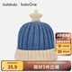 巴拉巴拉balaOne兒童帽子男童女童比尼帽舒適保暖五角星裝飾時(shí)尚 藍咖色調00385 110cm（適用頭圍44cm3-6歲）