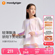 moodytiger【仙女家族】女童T恤輕薄涼感夏兒童防曬衣長袖假兩件上衣親子裝 幻境粉【仙女T】 150 cm
