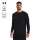 安德瑪（UNDERARMOUR）秋冬Tech男子訓(xùn)練運動長袖T恤1328496 黑色001 XL