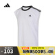 阿迪達(dá)斯adidas【滔搏運動】男子ALL WORLD TANK薄背心 JE9290 L