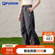 FILAFUSION斐樂(lè)潮牌梭織長(zhǎng)褲女2025夏季時(shí)尚休閑寬松運(yùn)動(dòng)褲