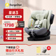 袋鼠爸爸（EURO KIDS）安全座椅嬰兒0-12歲360度旋轉(zhuǎn)兒童車載汽車用座椅 星途3綠色