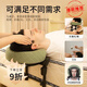 懸浮按摩支架家用按摩床可折疊便攜式美容床艾灸術(shù)后恢復(fù)面枕支架 【套裝】按摩支架+松石綠面枕