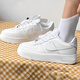 耐克（NIKE）女鞋2025新款夏季AIR FORCE1空軍一號(hào)白休閑鞋運(yùn)動(dòng)鞋低幫板鞋大童 AIR FORCE 1 /純白空軍 38