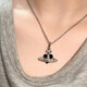 薇薇安·威斯特伍德（Vivienne Westwood）西太后旗艦正品Newdiamante心形造型鑲嵌項鏈吊墜送女生日禮物