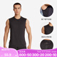 迪卡儂（DECATHLON）運(yùn)動(dòng)背心肌肉男跑步速干上衣健身服透氣寬松無(wú)袖t恤RUNM 【進(jìn)階款】黑色 XL