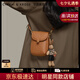 CinvaiKrose牛皮手機(jī)包包女包2025年新款通勤斜挎包單肩包生日七夕情人節(jié)禮物 棕色【送女友老婆禮物走心實(shí)用】