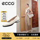 愛步（ECCO）芭蕾舞鞋女 時尚潮流百搭簡約百搭圓頭瑪麗珍鞋 雕塑222303 石灰色22230301378   35 （偏小，建議選大一碼）