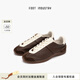 FOOT INDUSTRY 足下工業(yè)「品牌經(jīng)典」芭蕾德訓(xùn)鞋女款無(wú)內(nèi)里系列舒適休閑透氣 棕色/古白 37