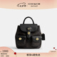 蔻馳（COACH）【七夕情人節(jié)禮物】奧萊女士經(jīng)典標(biāo)志HADLEY雙肩包 IM/胡桃木色/黑色