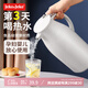 Jeko&Jeko保溫壺家用大容量保溫水壺玻璃內膽熱水瓶暖水壺小型茶壺開水暖瓶 火爆#灰色 1.6L 【長效保溫】