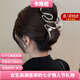 卡瑪倫（KAMALUN）發(fā)夾女后腦勺簡約氣質(zhì)大號抓夾鯊魚夾2025新款發(fā)卡盤發(fā)抓輕奢頭飾 銀色12cm適合中等發(fā)量（不刻字）