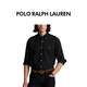 Polo Ralph Lauren拉夫勞倫秋冬季新款保暖潮流休閑男長(cháng)袖襯衫10716303黑XL經(jīng)典