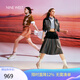 NINE WEST/玖熙阿甘鞋女厚底復古德訓鞋百搭軟底 NR510902CE 白色37