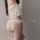 德國(guó)品質(zhì)法式純欲性感舒適蕾絲女士?jī)?nèi)褲低腰棉襠透氣輕薄三角褲 白色+白色 M (建議80-100斤)