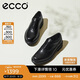 愛步（ECCO）皮鞋男 防水透氣增高商務正裝牛津鞋 都市奧斯陸550284 黑色40
