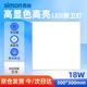 西蒙（simon）廚衛(wèi)燈LED集成吊頂平板燈 鋁扣板天花板超薄平面燈廚房燈衛(wèi)生間燈 18W 300*300 白光6500k