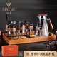 梵卡奇（FANKAQI）高檔玻璃水杯涼水壺大容量耐高溫茶杯高硼硅冷水壺家用套裝