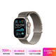 Apple/蘋果 Watch Ultra 2 智能手表蜂窩款49 毫米原色鈦金屬表殼原色鈦金屬米蘭尼斯表帶L MXDK3CH/B