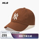 MLB帽子男女軟頂棒球帽虞書欣明星同款運動鴨舌帽3ACP6601N-50BRL-F