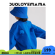 DUOLOVEMAMA “多多獸”刺繡立體小翅膀圓領(lǐng)套頭春秋男女兒童衛(wèi)衣 多多藍(lán)【現(xiàn)貨】 100 cm