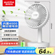 澳柯瑪（AUCMA）風(fēng)寶小風(fēng)扇桌面電風(fēng)扇小型臺(tái)扇USB充電風(fēng)扇廚房臺(tái)式電風(fēng)扇/宿舍戶外迷你大風(fēng)力小電扇4000毫安