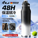 XKJ德國316不銹鋼保溫杯大容量食品級2024新款學(xué)生高顏值運(yùn)動水杯 漸變色1000ml【一杯雙飲】