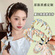 東義嚴(yán)選發(fā)箍女高級感外出頭飾學(xué)生發(fā)卡高顱頂頭箍飄帶發(fā)飾藍(lán)色