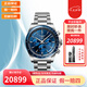 浪琴（LONGINES）瑞士男士腕表新款康卡斯系列 自動(dòng)機(jī)械男士手表 300米潛水表 L3.835.4.92.6 精鋼三眼藍(lán)盤42mm