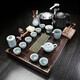 琦軒源功夫茶具燒水壺一體全自動(dòng)泡茶套裝家用茶盤高檔茶臺(tái)實(shí)木茶海