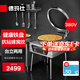 德瑪仕（DEMASHI）商用電餅鐺 大型雙面加熱 全自動(dòng)電熱大號(hào)電餅爐烤餅爐 烙餅機(jī)千層餅醬香餅機(jī)器 健康鐵盤58CM丨DBC54A-TZ1丨380V