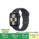 Apple【贈品4選1】Watch SE 智能手表GPS款40毫米午夜色鋁金屬表殼午夜色運(yùn)動型表帶S/M