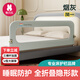兔貝樂嬰兒童床圍欄寶寶床護(hù)欄防摔防護(hù)欄床圍防掉床邊擋板 1.8煙灰一面