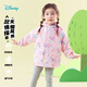 迪士尼童裝秋季出游女童卡通三合一防風(fēng)保暖耐磨連帽外套 粉色 130