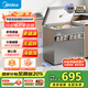 美的（Midea）（Midea）100/143/200KMF小型冰柜專利減霜80%家用迷你冷藏商用冷凍保鮮柜節(jié)能省電冰箱 臥式冰柜 200升+一級(jí)能效+囤貨優(yōu)選 200L