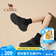 駱駝（CAMEL）盤龍女鞋新款防滑防水休閑鞋耐磨運動鞋緩震徒步鞋戶外登山旅游鞋 FB22236784，黑色，女 密網(wǎng)版 38