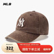 MLB棒球帽子夏季復(fù)古水洗做舊軟頂鴨舌帽25春新款3ACPVV45N-50BRS