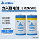 力興（LISUN） ER26500 鋰電池3.6V 9000MA C型燃氣表儀器儀表設備用 2粒裝