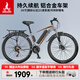 鳳凰（Phoenix）新國標電動(dòng)自行車(chē)鋰電池助力車(chē)山地自行車(chē)男女士單車(chē)成人電瓶車(chē) 699破風(fēng)輪21速灰色-15AH續航45km