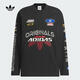 阿迪達(dá)斯 （adidas）【滔搏運(yùn)動(dòng)】Originals三葉草男子MOTO賽車風(fēng)純棉運(yùn)動(dòng)寬松長(zhǎng)袖T恤 KH1199 M