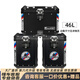 GSADV適用升仕703F護(hù)杠保險(xiǎn)杠防摔杠保護(hù)改裝無損304不銹鋼防護(hù)配件 黑色經(jīng)典款 三箱+三箱架 46L尾箱