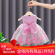 鸞雀翔一周歲女寶寶周歲生日禮服抓周服幼兒裙子兒童晚禮服女童公主紗裙 粉色 80 建議身高73-84體重15-22斤